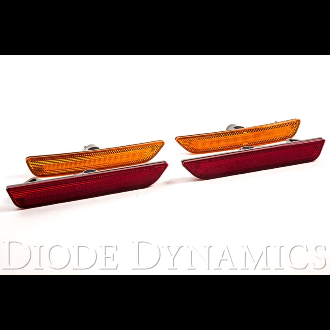 2010-2014 Mustang Diode Dynamics LED Sidemarkers - Amber/Red (OEM Look)