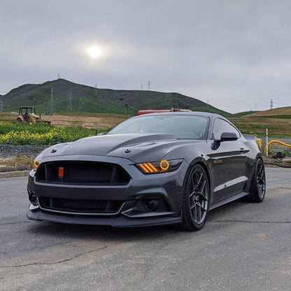 2015-2017 Mustang ORACLE Pre-Assembled Black Series ColorSHIFT Headlights