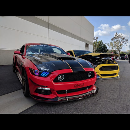 2015-2017 Mustang ORACLE Pre-Assembled Black Series ColorSHIFT Headlights