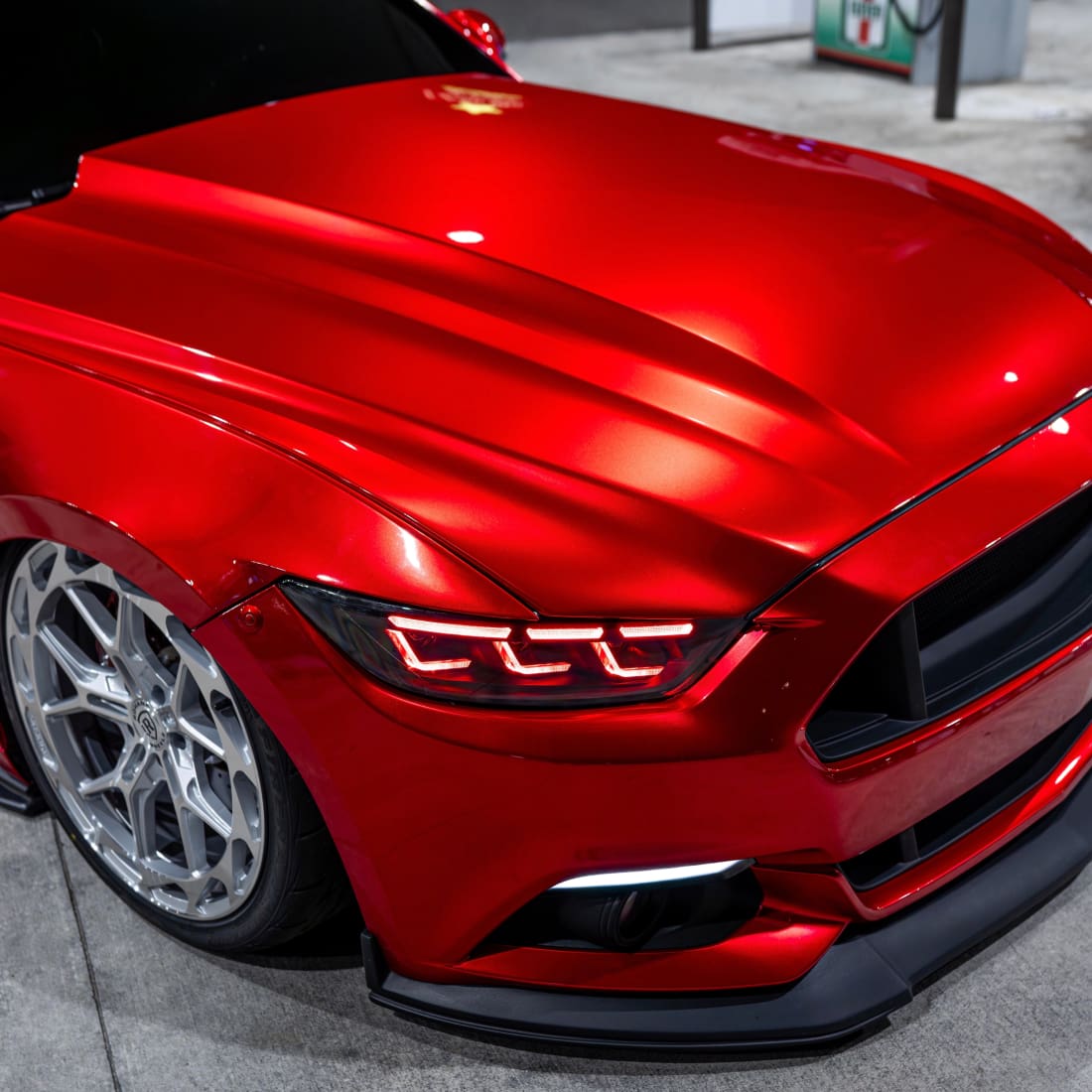 2015-2017 Mustang S650 Style Headlight Colorshift RGB