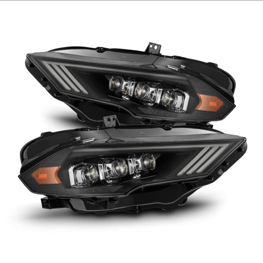 2018+ Mustang AlphaRex NOVA-Series LED Projector Headlights Black