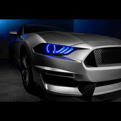 2018-2023 Mustang ORACLE Pre-Assembled Black Series ColorSHIFT Headlights