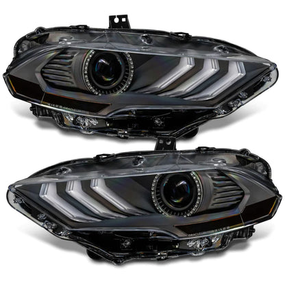 2018-2023 Mustang ORACLE Pre-Assembled Black Series ColorSHIFT Headlights