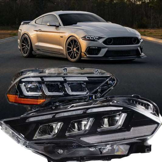 2018-2023 Mustang S650 Style LED Headlights