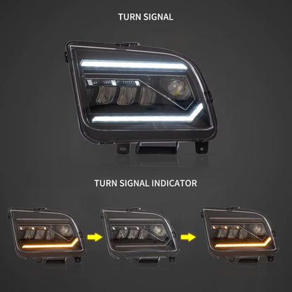 2005-2009 Mustang VLAND LED Projector Headlights